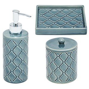NEW Luxe 3-Pc Millstrand Co Hamptons Bathroom Set